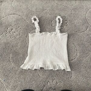 Bozzolo white tank top